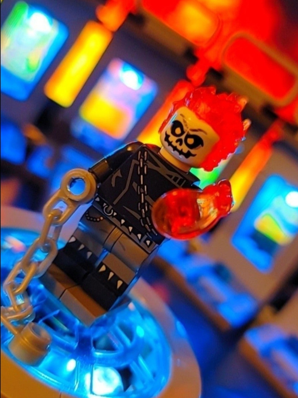 Ghost Rider Minifigure Lego Compatible